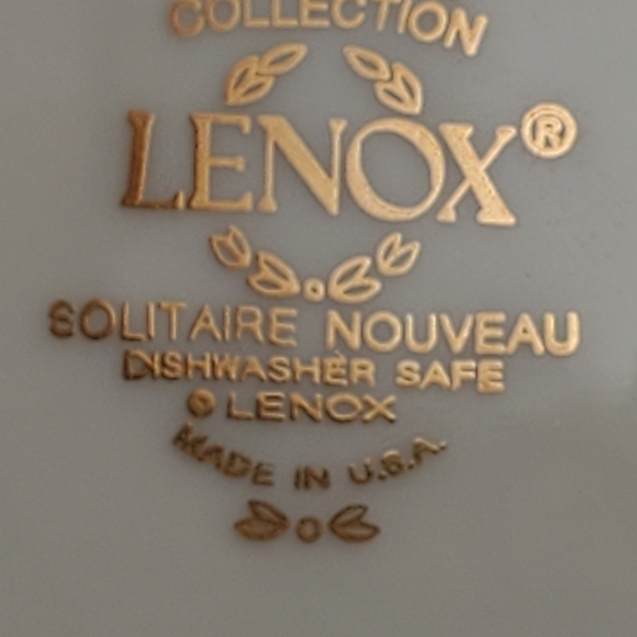 Lenox Serving Rectangle. Cream With Trim - Picture 2 of 6